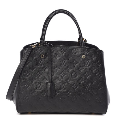 Louis Vuitton Empreinte Montaigne MM Black 1 of 10