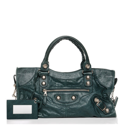 Balenciaga Agneau Giant 21 Silver Hardware Part Time Vert Menthe 1 of 6