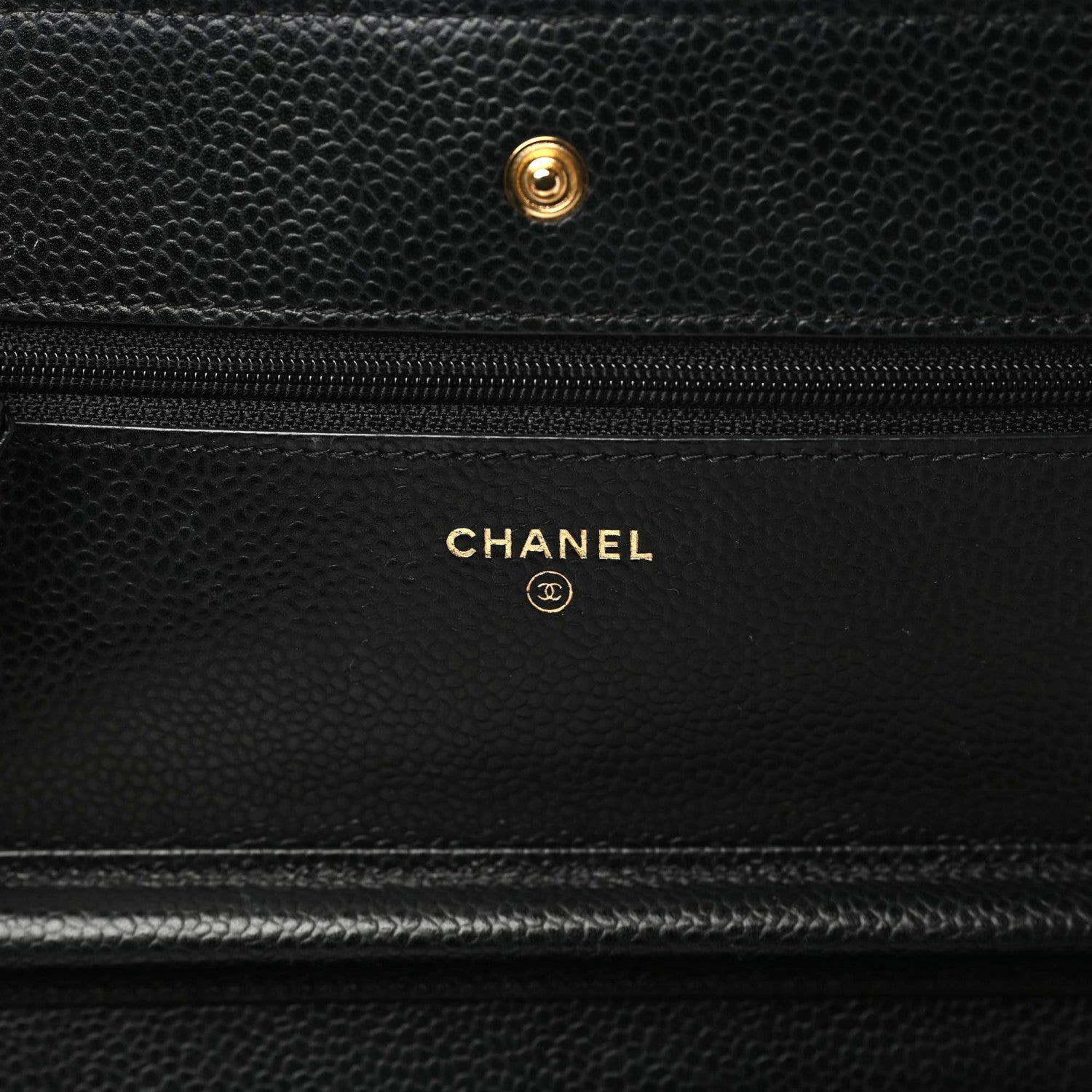Chanel Caviar Quilted Wallet On Chain WOC Black 8 of 11