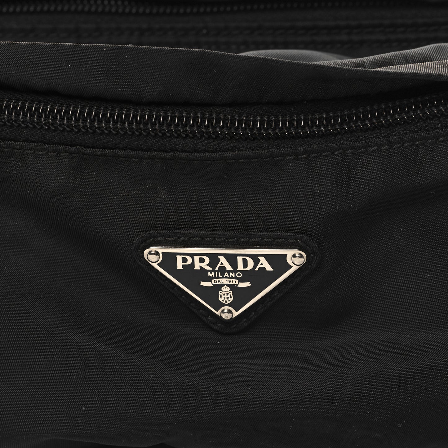 Tessuto Nylon Montagna Belt Bag Black