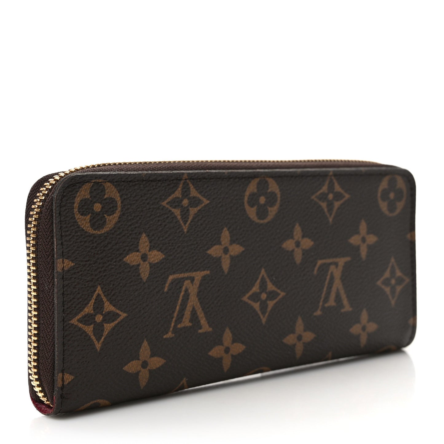 Monogram Clemence Wallet Fuchsia