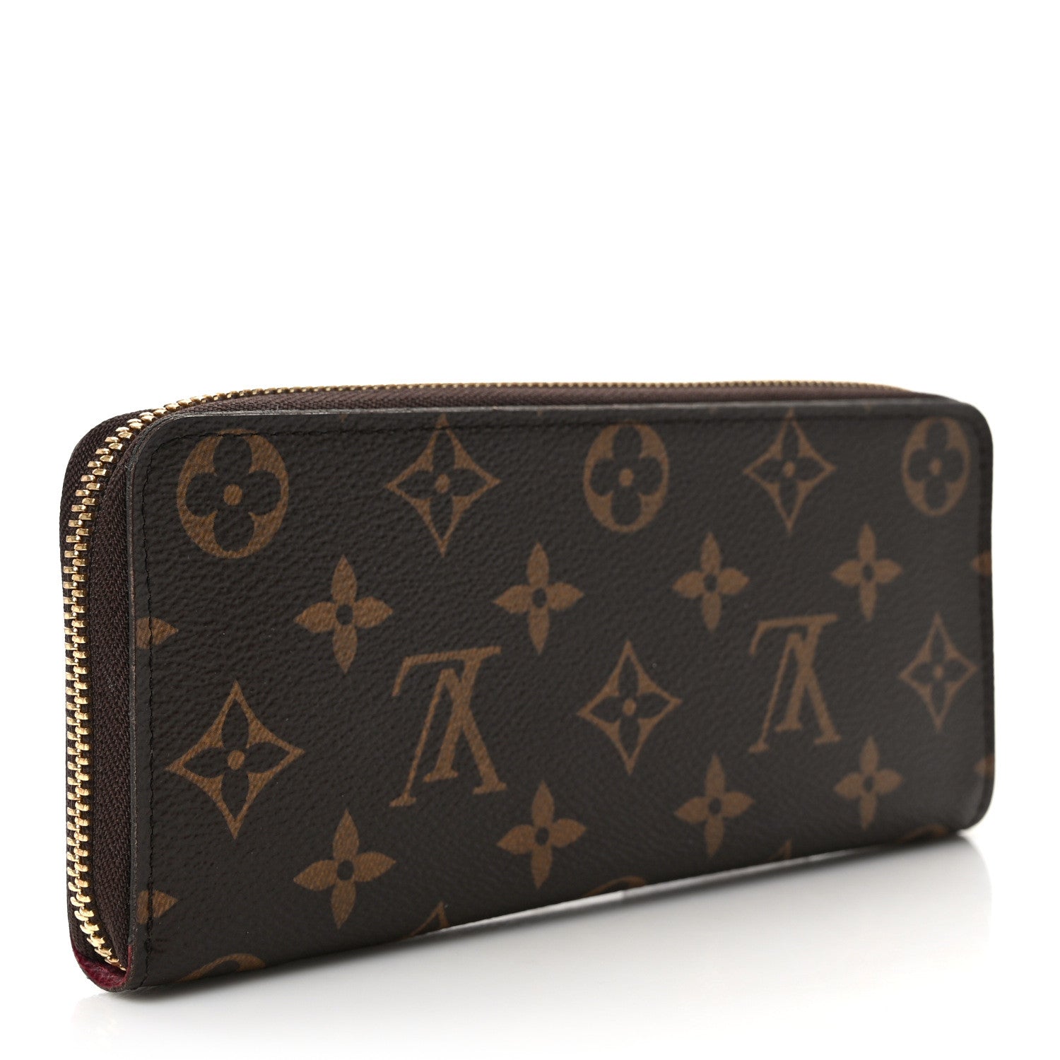 Louis Vuitton Monogram Clemence Wallet Fuchsia 3 of 9