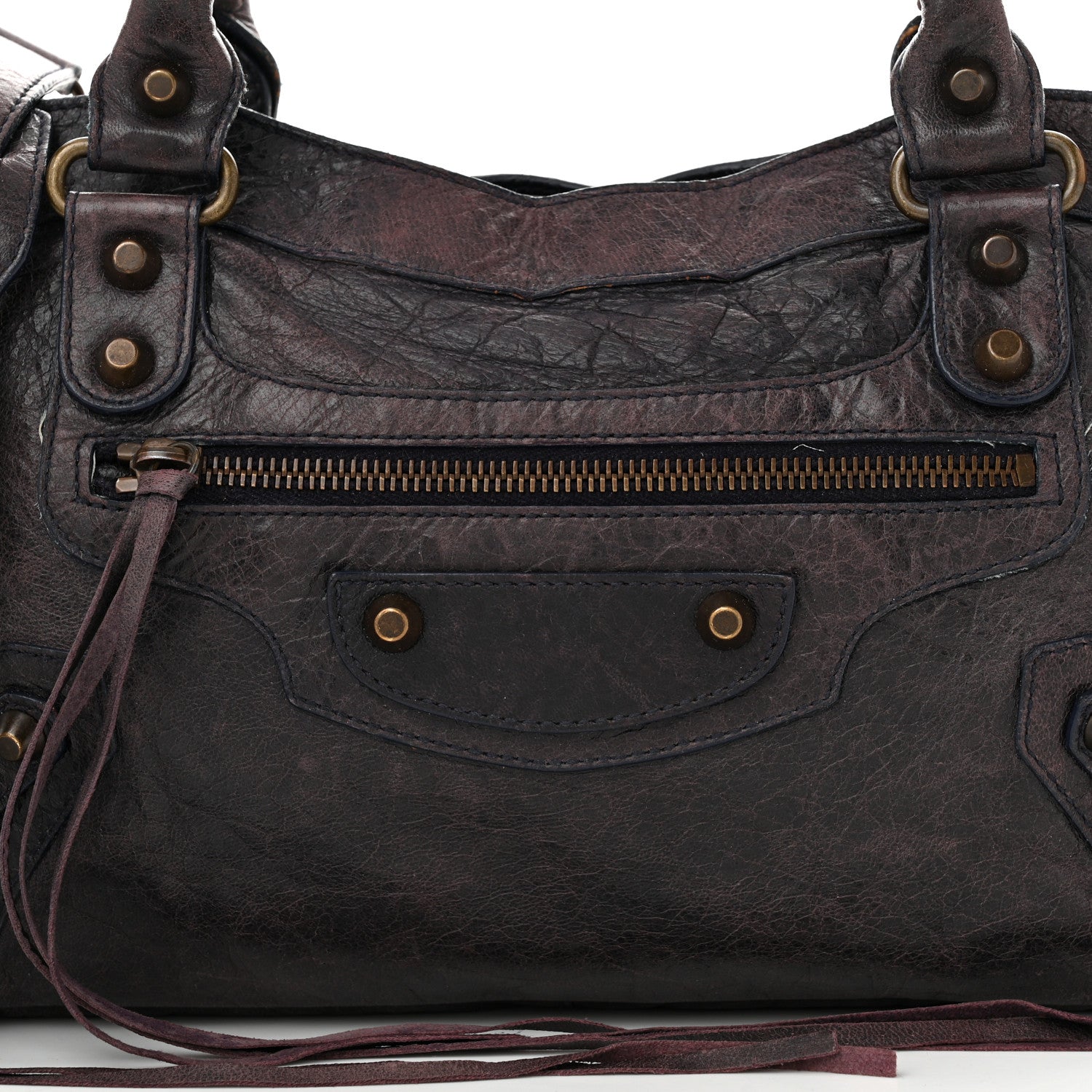 Balenciaga Agneau Classic Hardware First Raisin 9 of 12