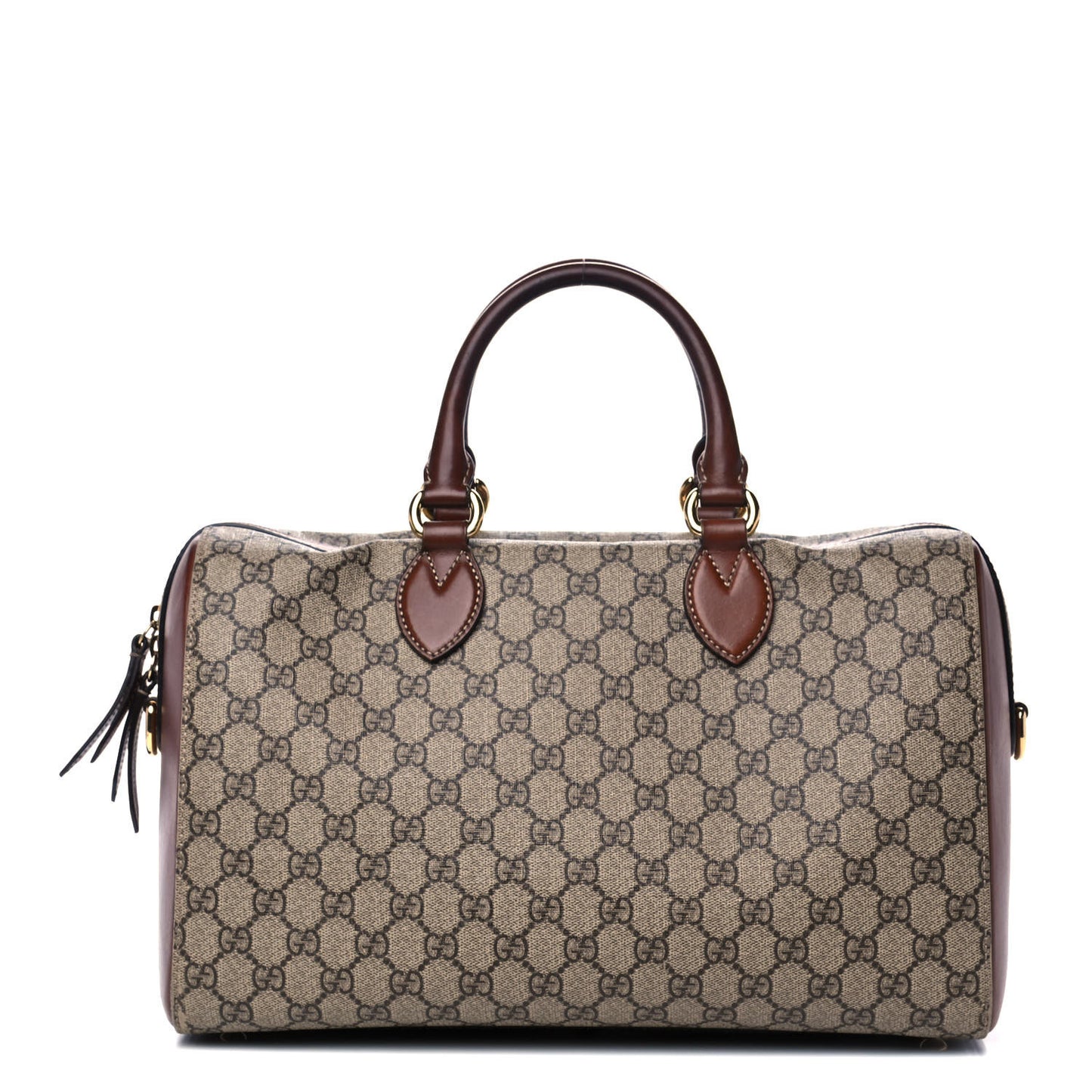 GG Supreme Monogram Medium Boston Beige Cuir