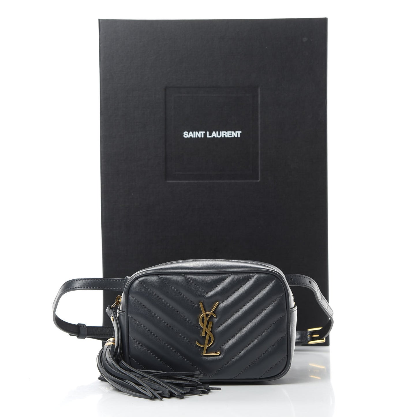 Calfskin Matelasse Monogram Lou Belt Bag Smog