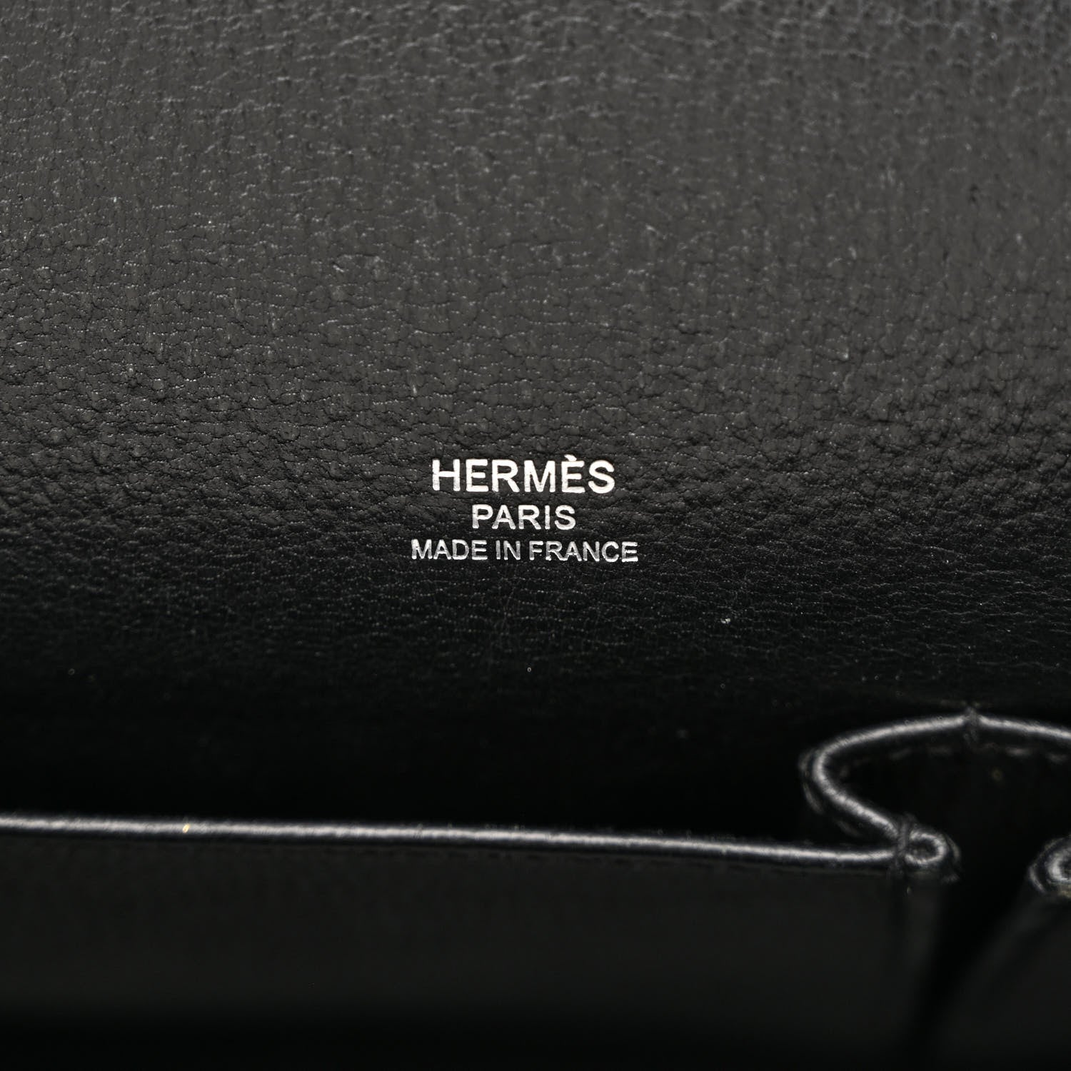 Hermes Taurillon Clemence Jypsiere 28 Black 6 of 10