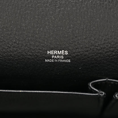 Hermes Taurillon Clemence Jypsiere 28 Black 6 of 10