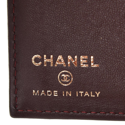 Chanel Lambskin Quilted Card Holder Wallet Black 6 of 9
