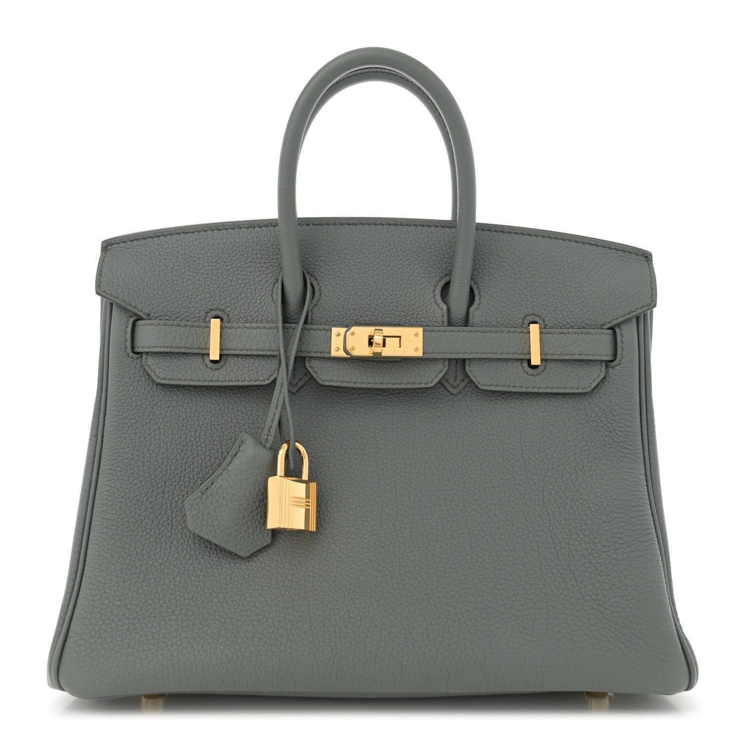 Hermes Togo Birkin 25 Vert Amande 1 of 11
