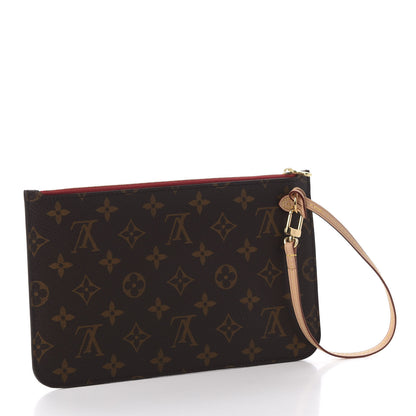 Louis Vuitton Monogram Neverfull MM GM Pochette Cherry 3 of 9