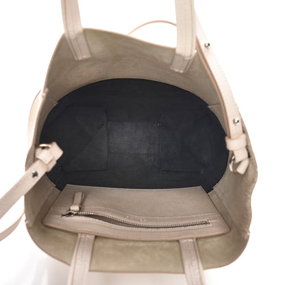 Celine Grained Calfskin Small Vertical Bi-Cabas Cream Black 6 of 7