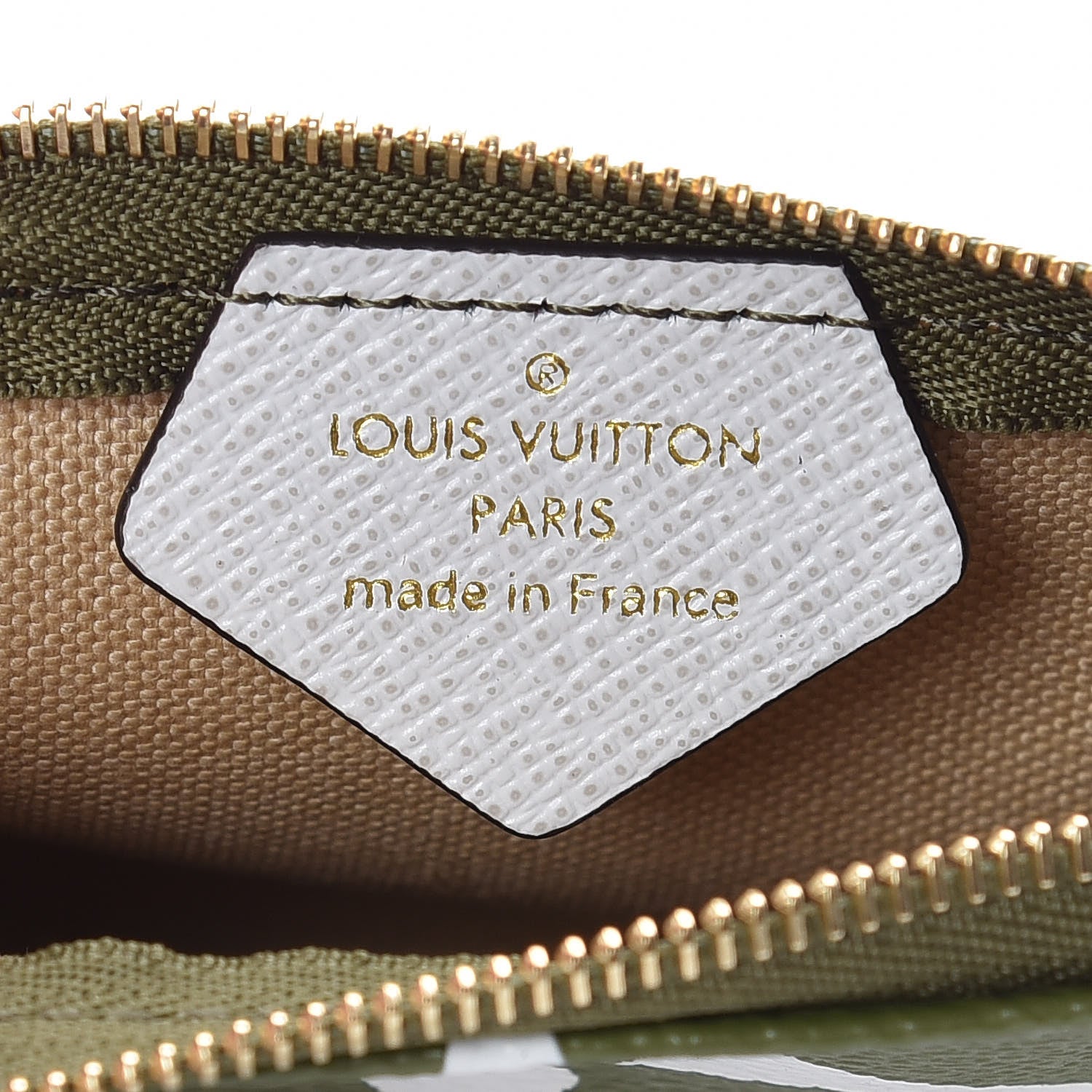 Louis Vuitton Monogram Giant Micro Pochette Accessories Kaki White 6 of 7