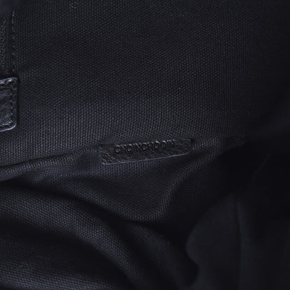 Burberry Overdyed Canvas Mega Check Drifton Backpack Black 7 of 10