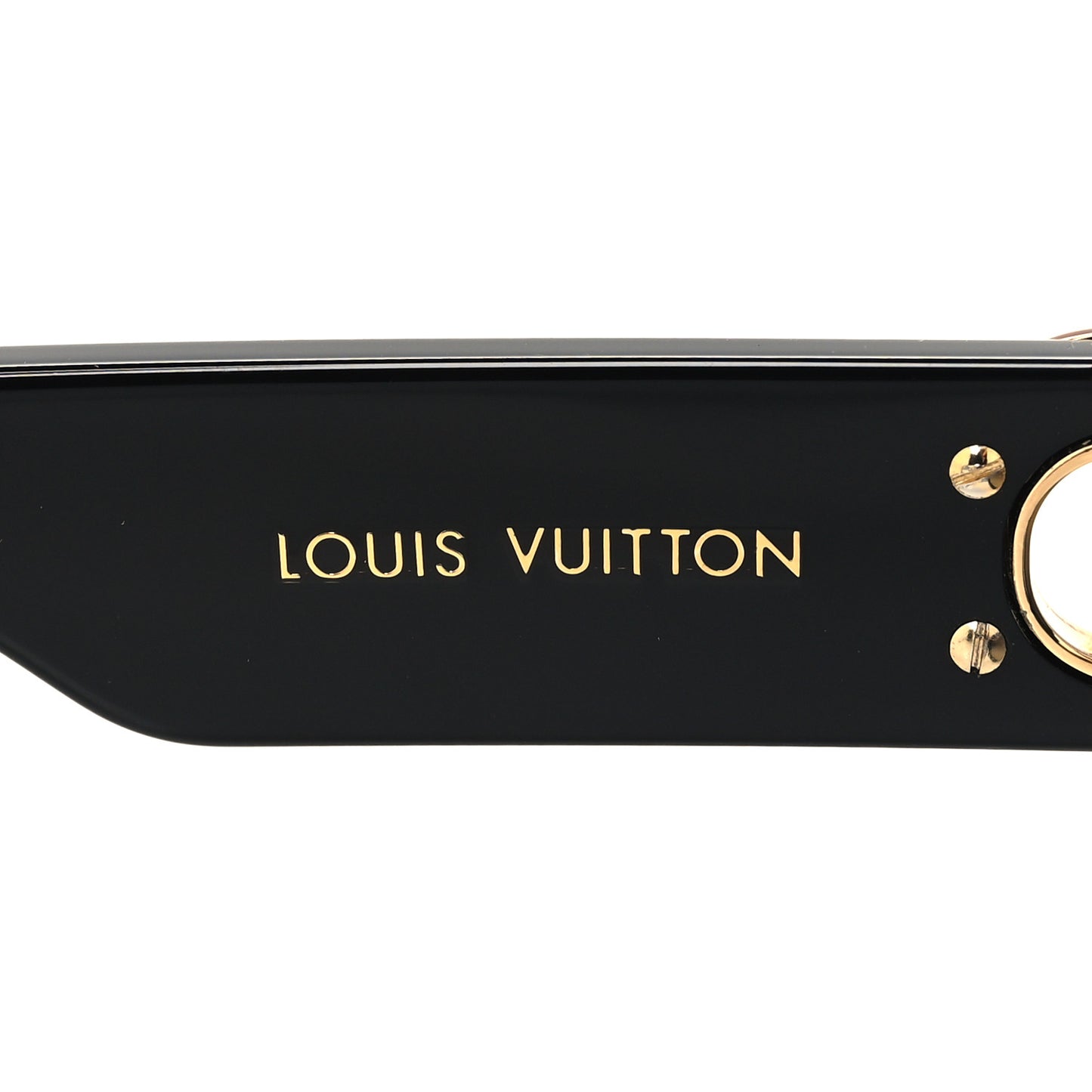 Acetate LV Link PM Square Sunglasses Z1566W Black