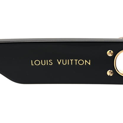 Louis Vuitton Acetate LV Link PM Square Sunglasses Z1566W Black 5 of 8