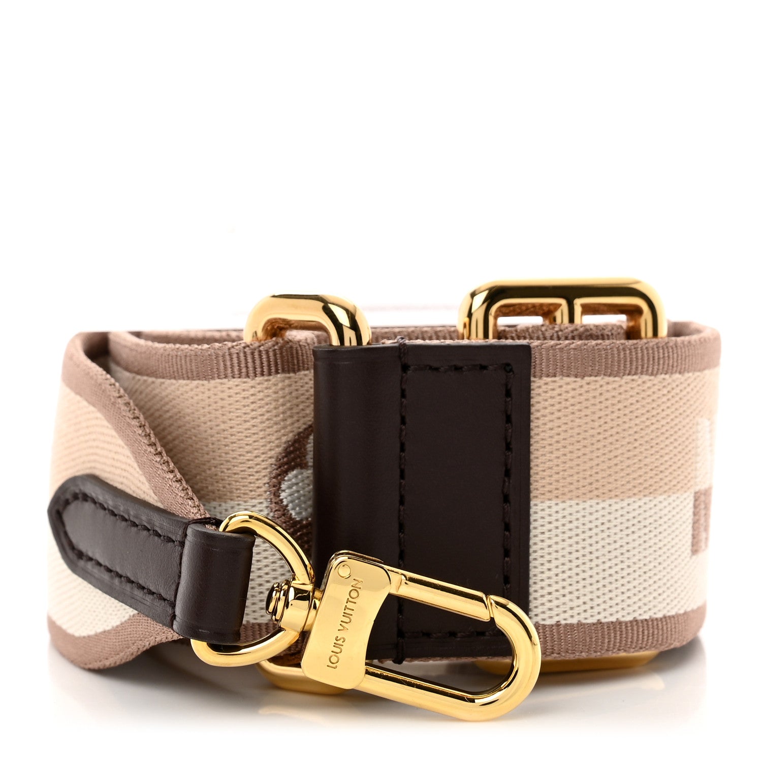 Louis Vuitton Jacquard Speedy Bandouliere 20 Shoulder Strap Beige Brown 1 of 3