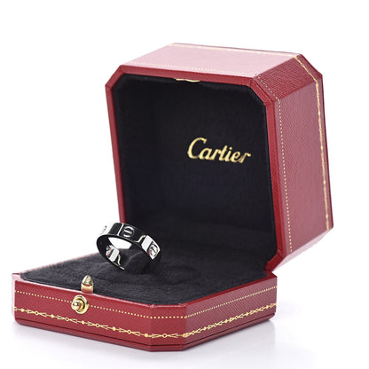 Cartier Platinum Diamond 5.5mm LOVE Ring 60 9.25 6 of 6