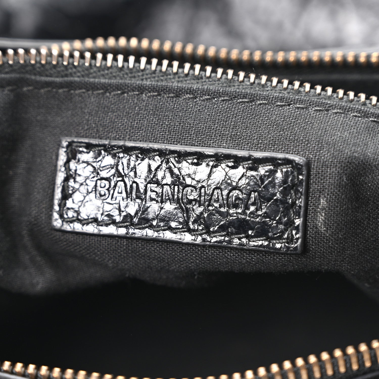 Balenciaga Agneau Arena Classic Hardware Le City First Bag Black 7 of 11