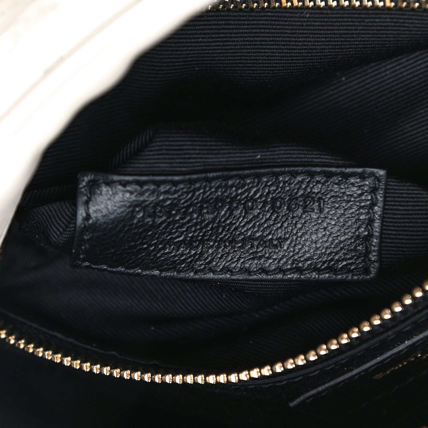 Saint Laurent Lambskin Quilted Victoire Camera Bag Blanc Vintage 6 of 9
