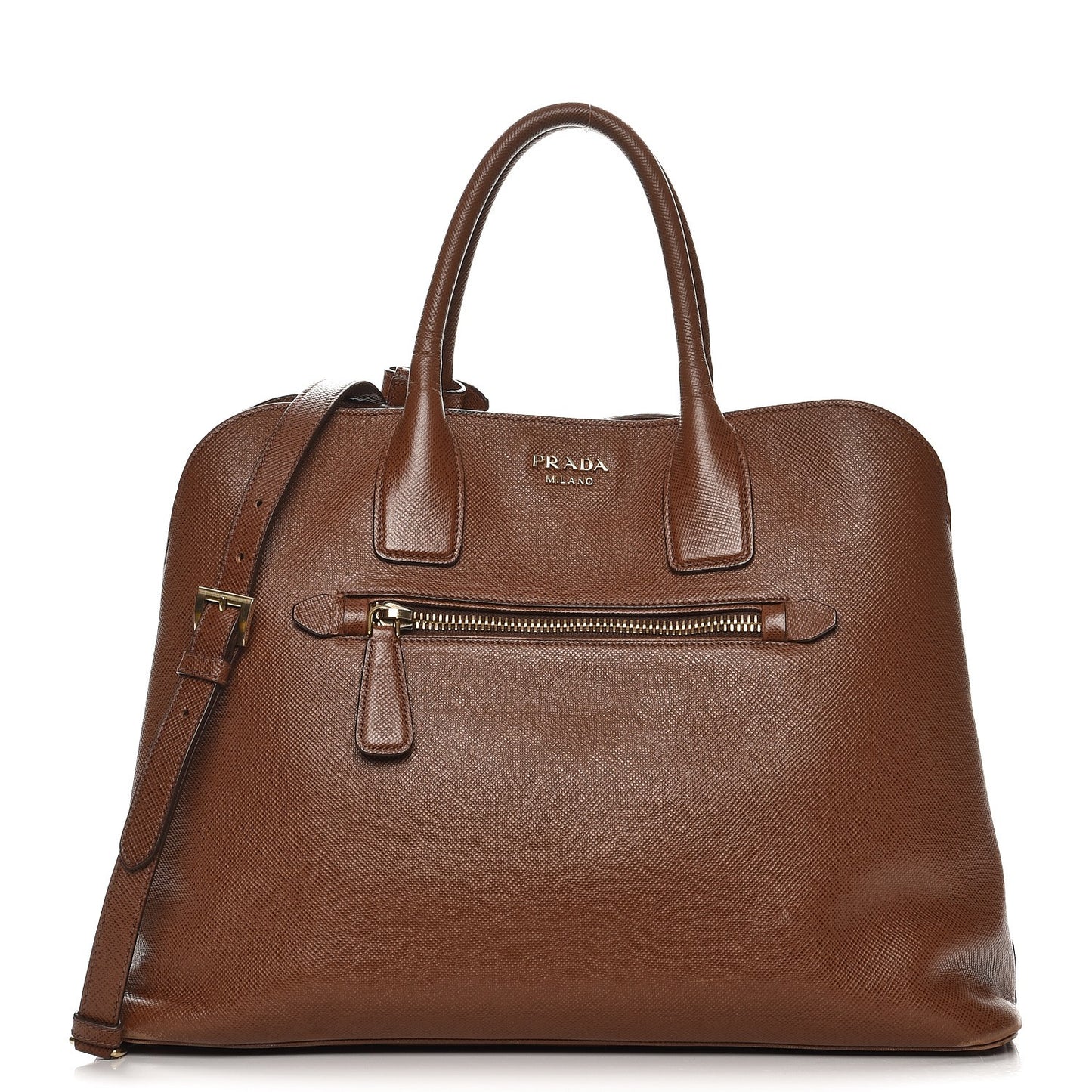 Saffiano Cuir Open Promenade Tote Palissandro