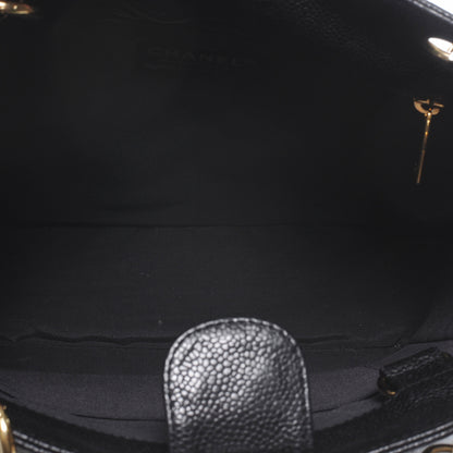 Chanel Caviar Petit Shopping Tote PST Black 5 of 7