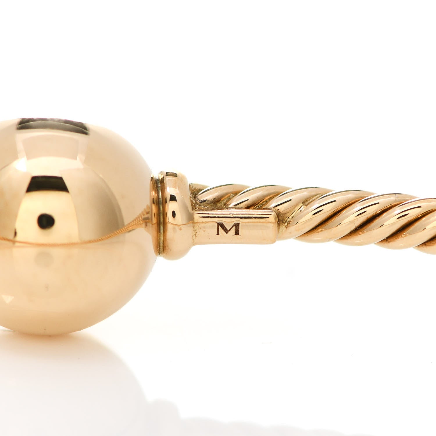 David Yurman 18K Yellow Gold 10mm Solari Bracelet 3 of 6