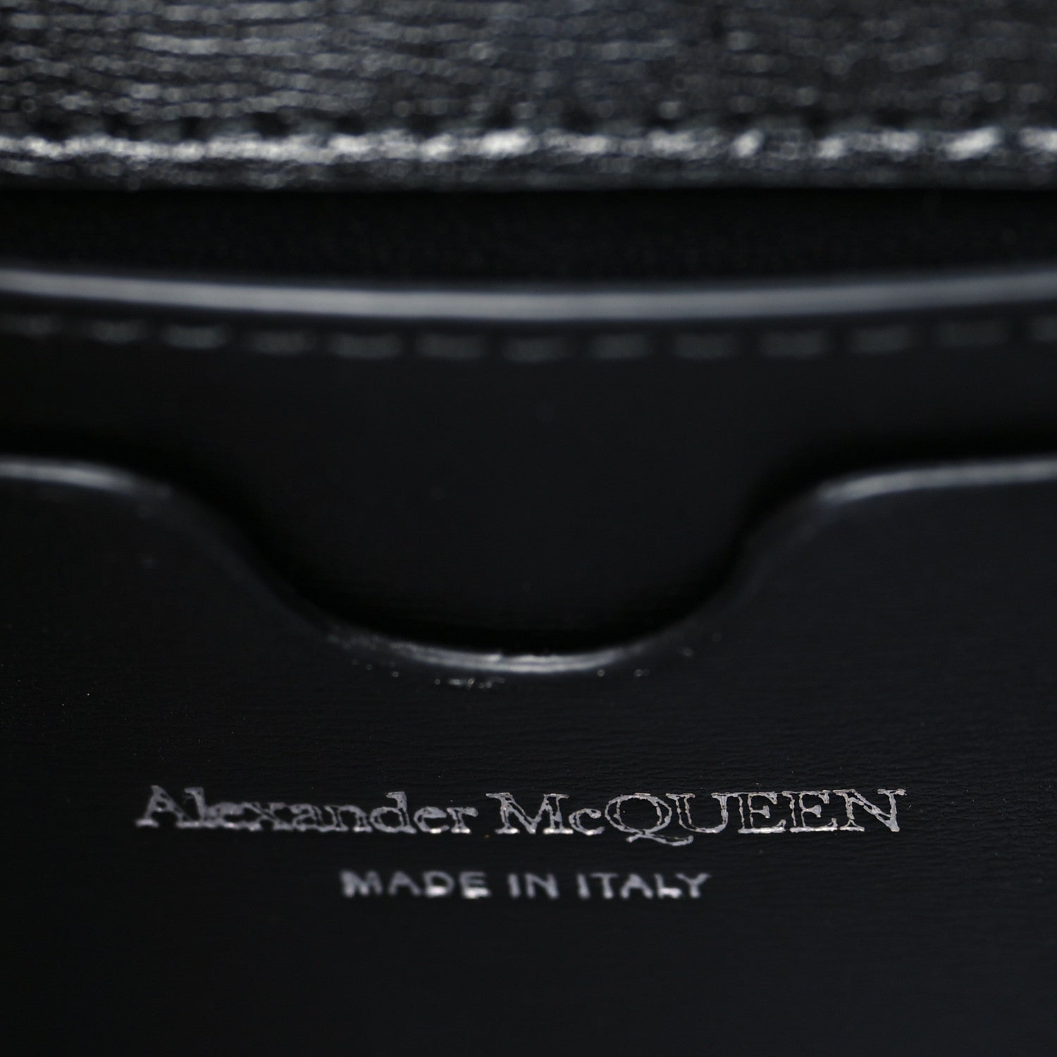 Alexander McQueen Nappa Skull Four Ring Knuckle Crossbody Bag Black 6 of 8