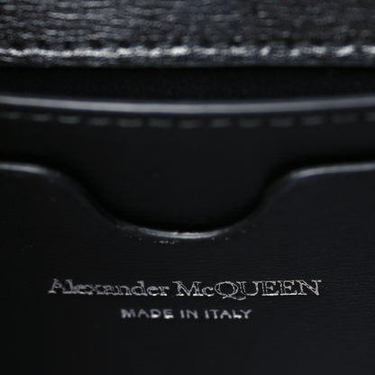 Alexander McQueen Nappa Skull Four Ring Knuckle Crossbody Bag Black 6 of 8
