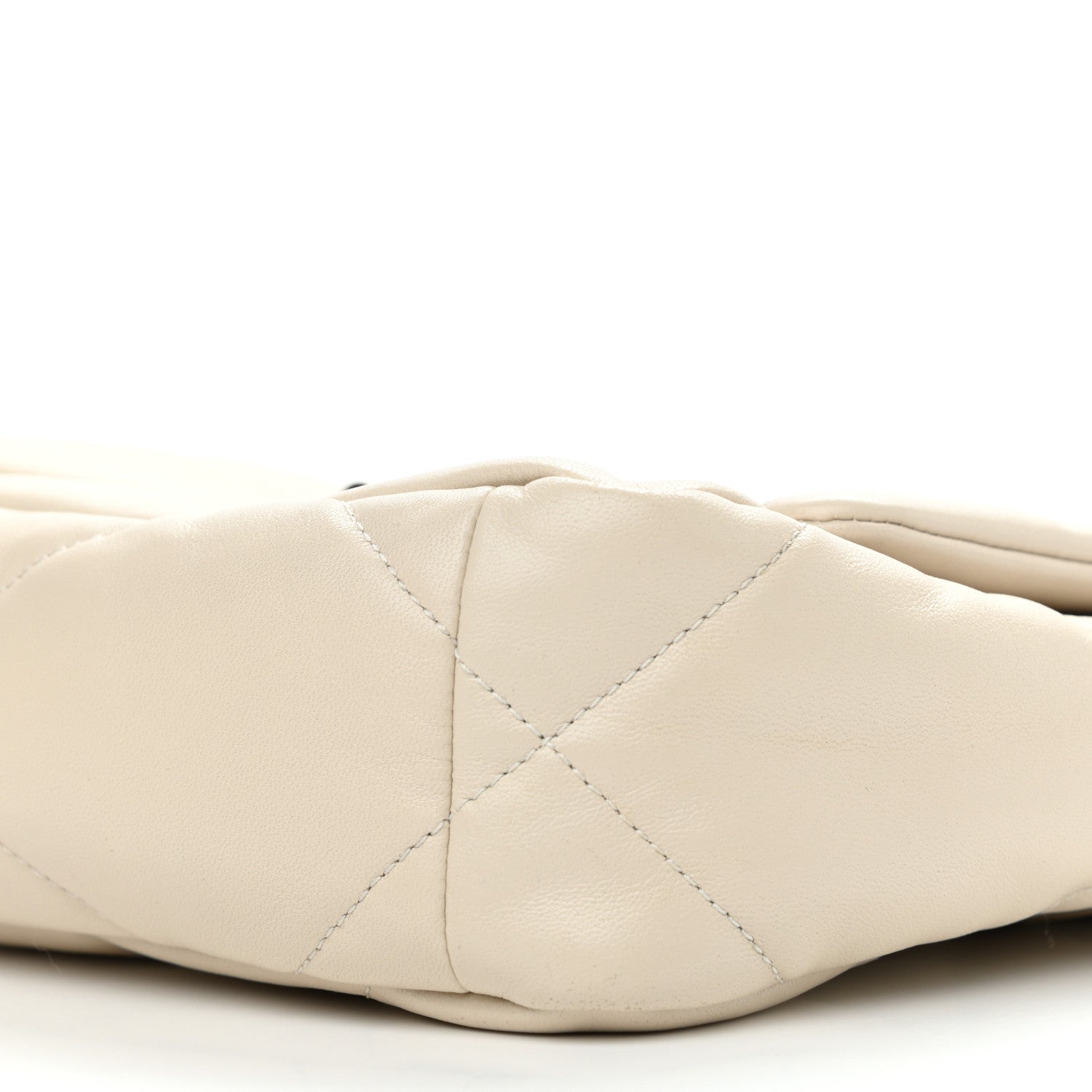 Chanel Lambskin Quilted Medium Chanel 19 Flap Light Beige 10 of 11