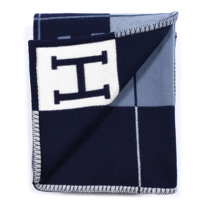 Hermes Wool Cashmere Avalon III Blanket Caban Ecru 2 of 3