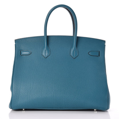 Hermes Togo Birkin 35 Cobalt 4 of 34