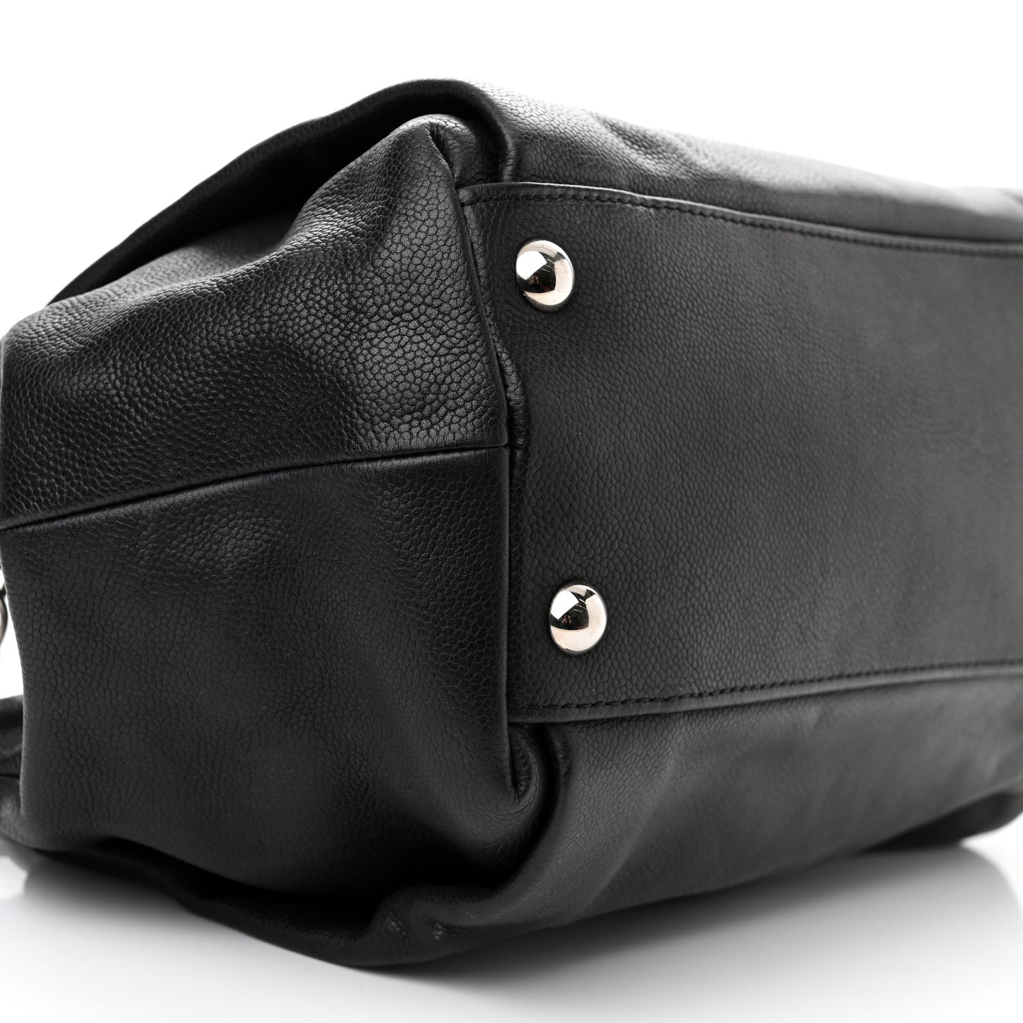 Caviar CC Tuck Medium Tote Black