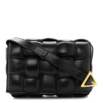 Bottega Veneta Nappa Maxi Intreccio Padded Cassette Crossbody Bag Black 1 of 10