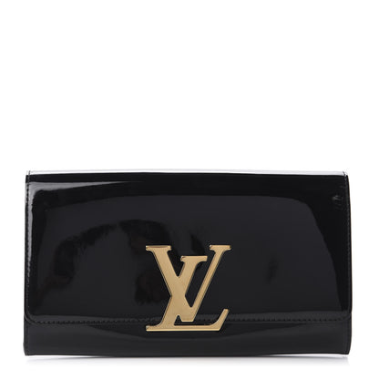 Louis Vuitton Patent Louise Clutch Black 1 of 9