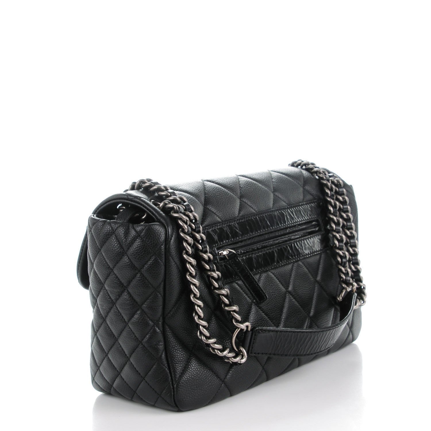 Chanel Caviar Quilted Coco Casual Flap Black 3 of 7
