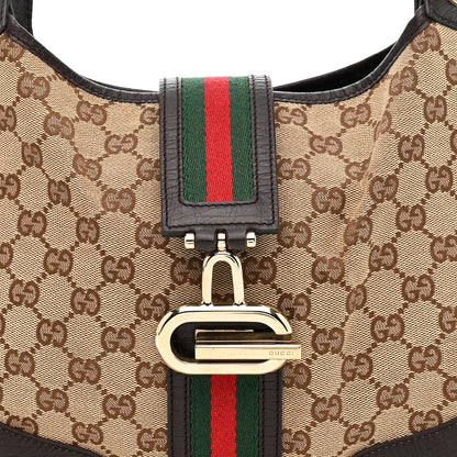 Gucci Monogram Calfskin Junco Small Hobo 7 of 11