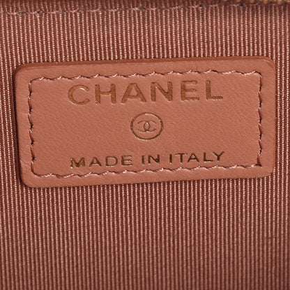 Chanel Lambskin Quilted Key Holder Case Pink 6 of 8