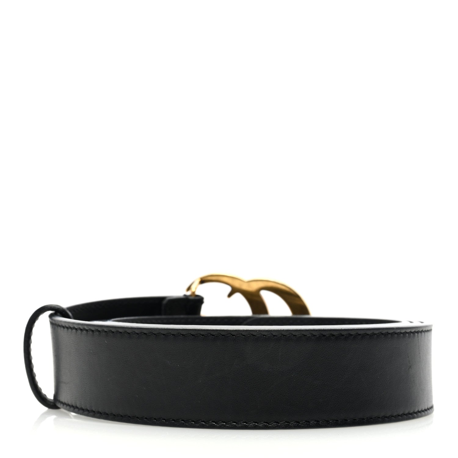 Gucci Calfskin Double G 30mm Belt 95 38 Black 2 of 5