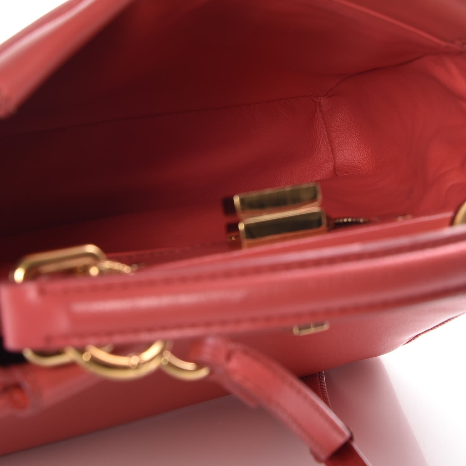 Fendi Nappa Mini Peekaboo Iconic Satchel Rosa Exstasy 6 of 11