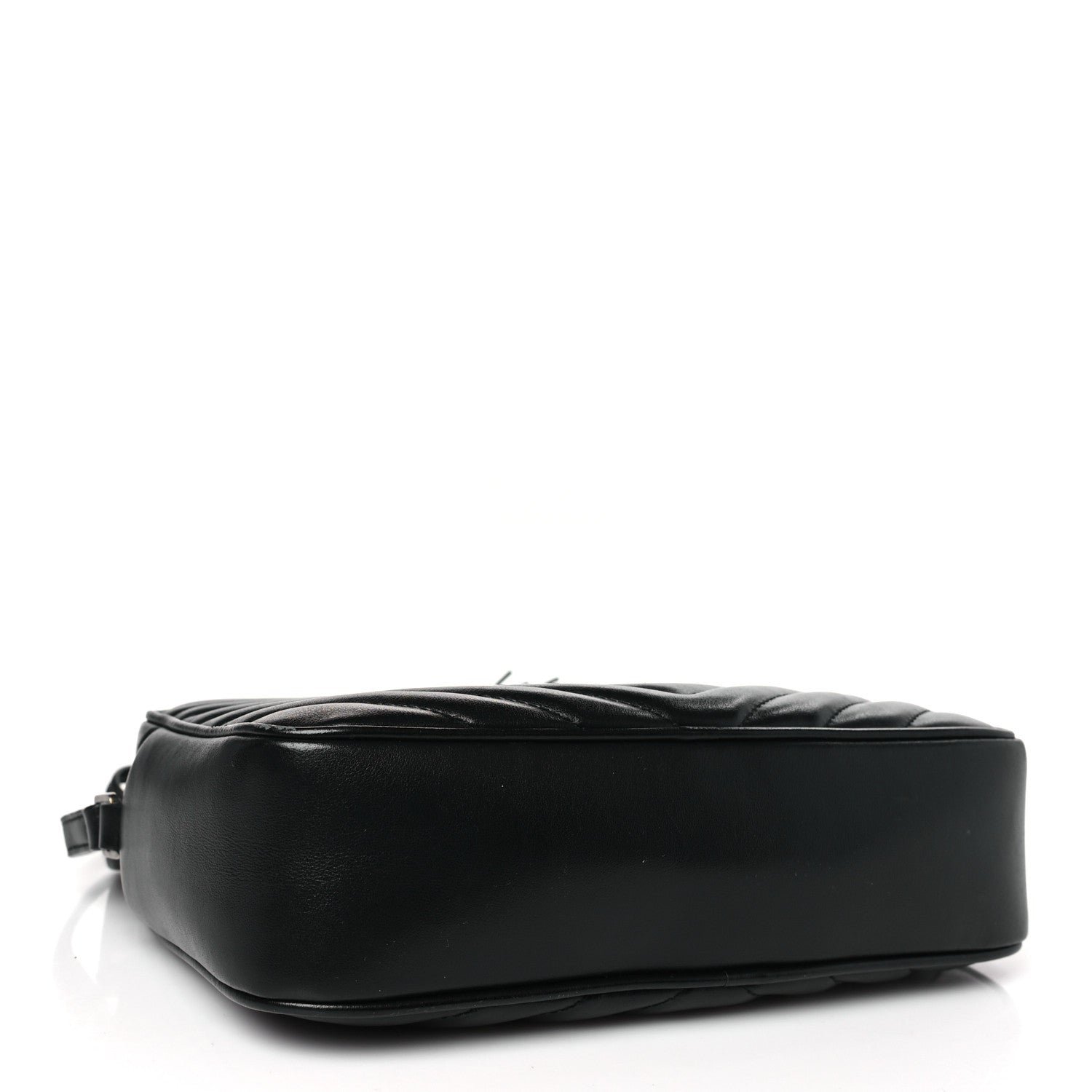 Saint Laurent Calfskin Matelasse Monogram Lou Camera Bag Black 4 of 9