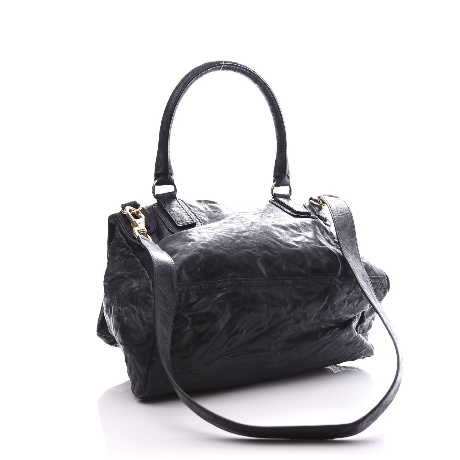 Givenchy Tumbled Sheepskin Medium Pandora Navy 2 of 12