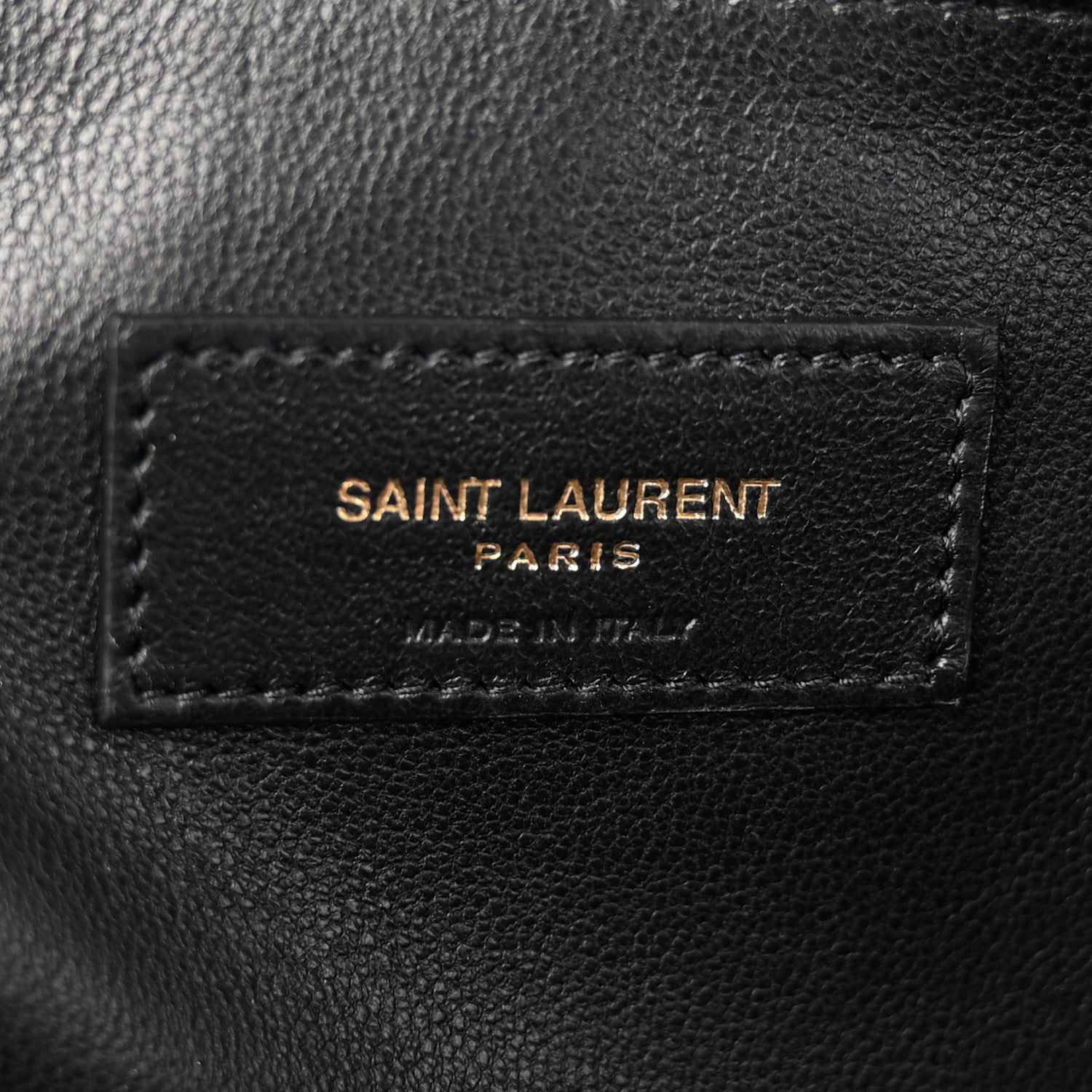 Saint Laurent Smooth Calfskin Manhattan North South Shopper Tote Black 6 of 11