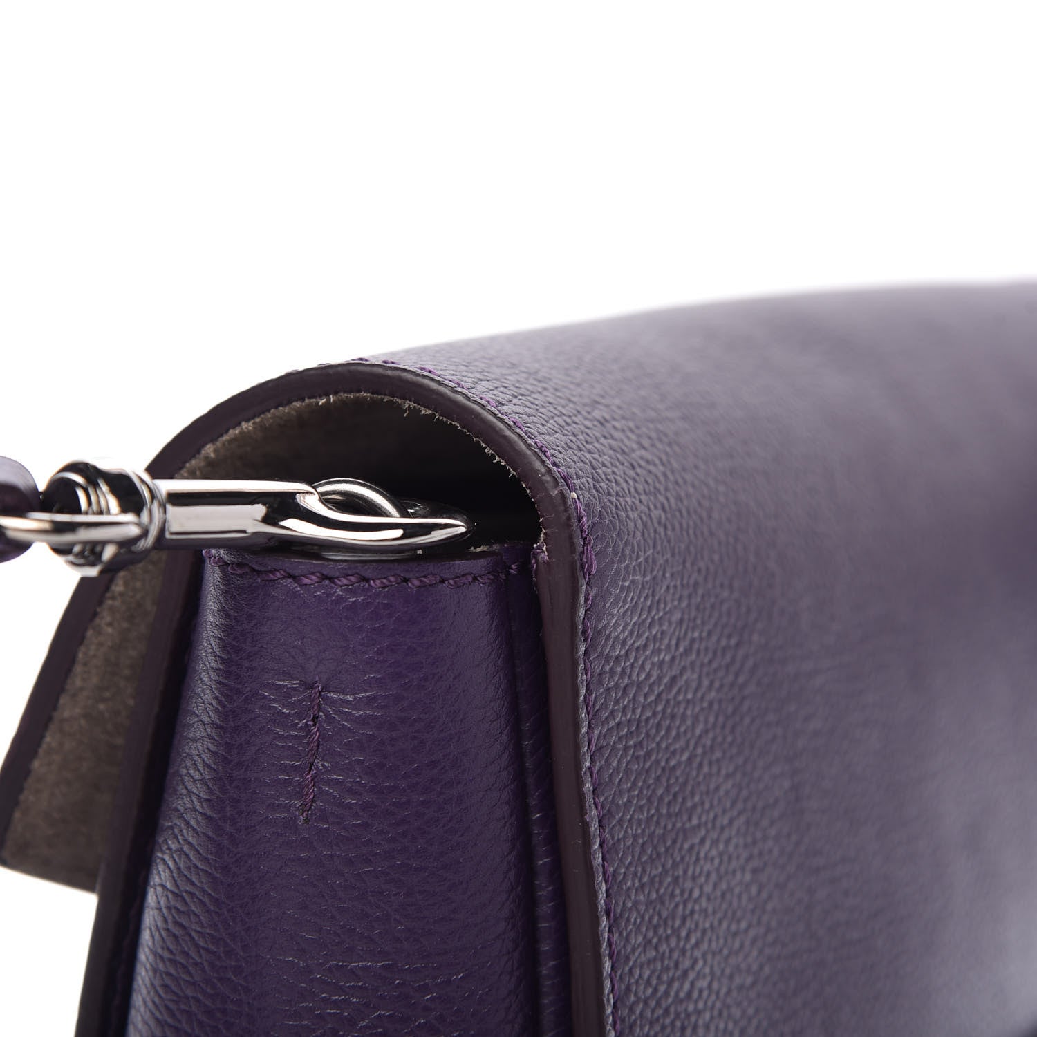 Jimmy Choo Soft Grained Calfskin Lexie Crossbody Amethyst 10 of 10