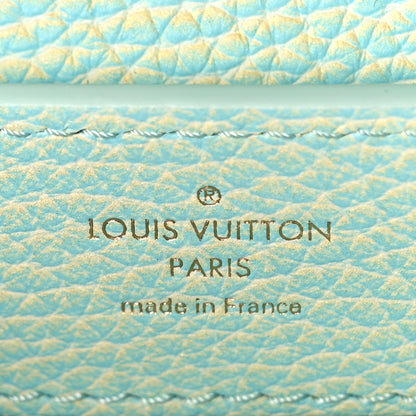 Louis Vuitton Taurillon Summer Stardust Mini Capucines Vert D'eau 6 of 9