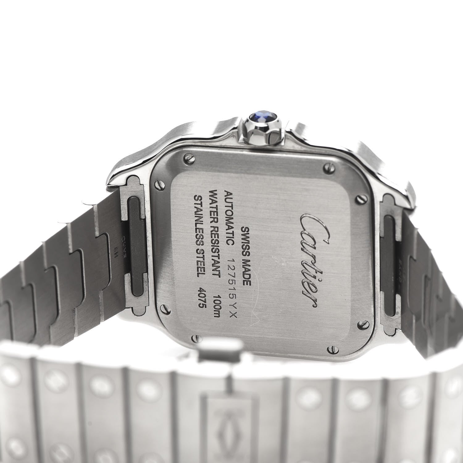 Cartier Stainless Steel 35mm Santos de Cartier Automatic Watch 4 of 6