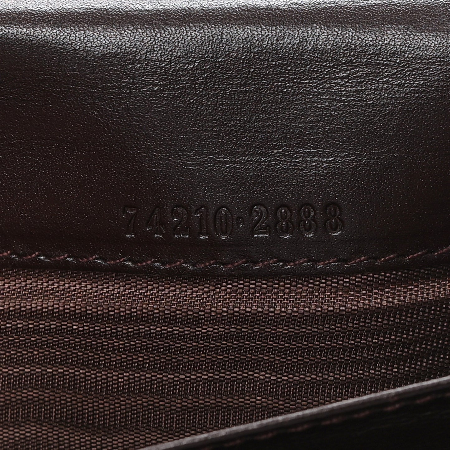 GG Plus Monogram Icon Bar Continental Flap Wallet Dark Brown