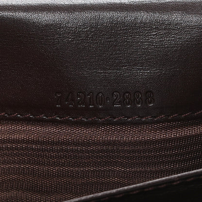 Gucci GG Plus Monogram Icon Bar Continental Flap Wallet Dark Brown 7 of 8