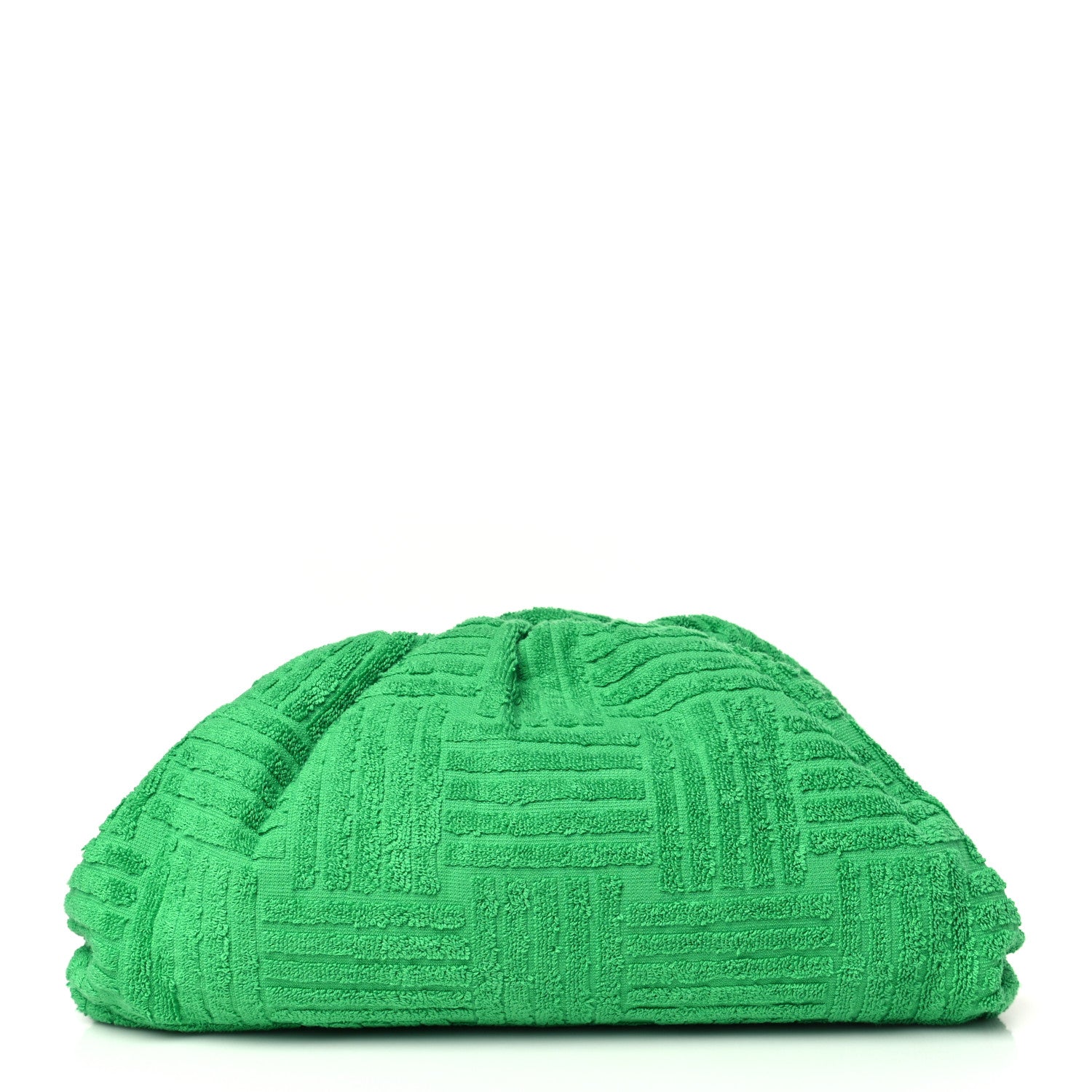 Bottega Veneta Sponge Fabric The Pouch Clutch Grass 1 of 9