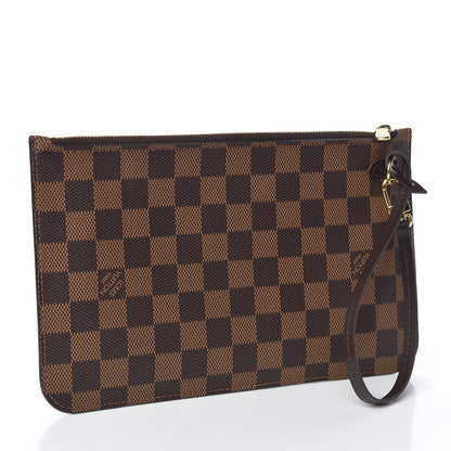 Louis Vuitton Damier Ebene Neverfull MM GM Pochette 3 of 9