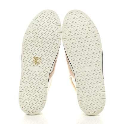 Hermes Calfskin Woolskin Dare Sneakers 38 White Ecru 5 of 7
